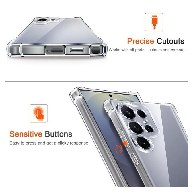 Husa Upzz® Shock Armor Magsafe Pentru Samsung Galaxy S26 ULTRA, Protectie Sporita, Silicon, Transparenta