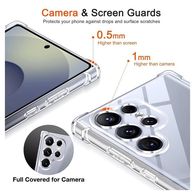 Husa Upzz® Shock Armor Magsafe Pentru Samsung Galaxy S26 ULTRA, Protectie Sporita, Silicon, Transparenta