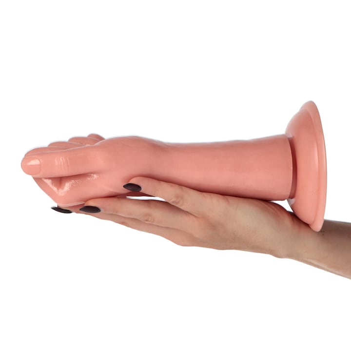 Дилдо Монолит Toyz4lovers, 8,6x24см, PVC, с вендуза, цвят плът