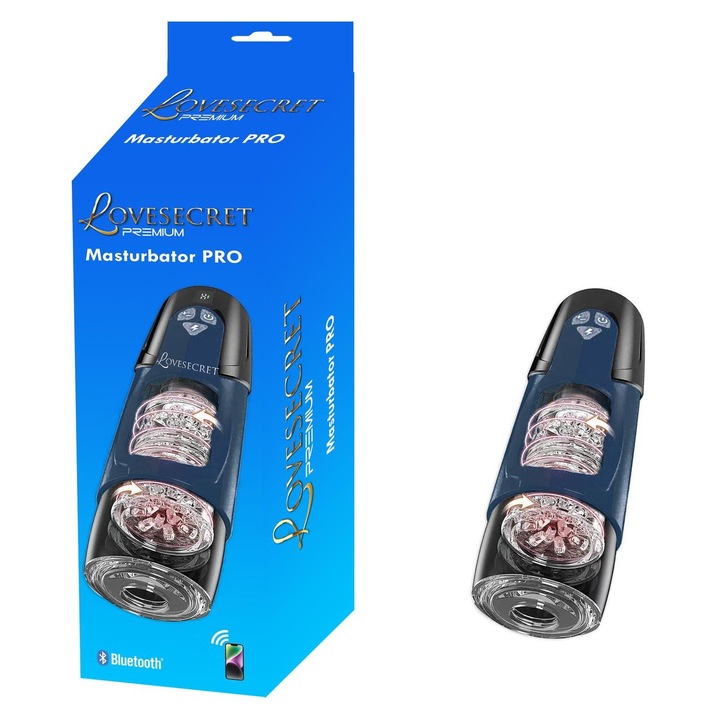 Мастурбатор Lovesecret, 7 режима на въртене, 7 режима на движение, 27x8см