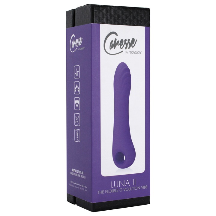Vibrator ToyJoy Luna II, violet, 7 functii, waterproof
