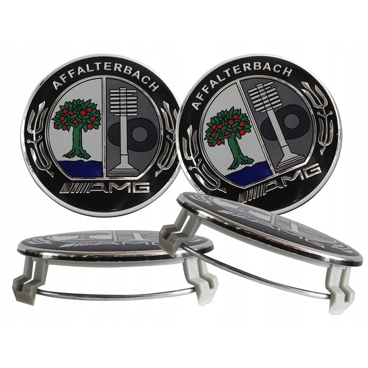 Плочи за емблеми Mercedes AMG 75 мм Комплект от 4 части