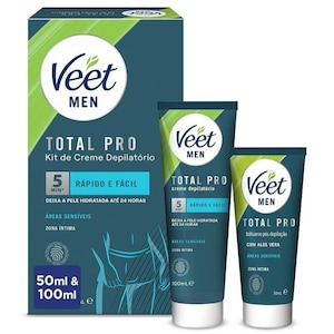 Veet Men – Set crema depilatoare pentru piele sensibila + balsam dupa depilare, 100 ml + 50 ml