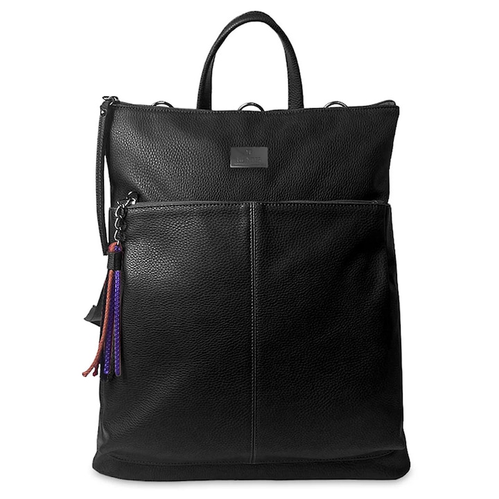 Rucsac fashion dama Hunter, Etna, multicolor, 1 compartiment exterior, 2 compartimente interioare, dimensiuni 30x45cm