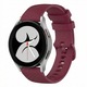 Szilikon szíj Huawei Watch GT2 / GT3 42mm, Samsung Galaxy Watch 4 / 5 / 6 / 7 / FE, Garmin Forerunner 165 / 245 / 55 / 645, Venu / SQ, Vivoactive 3 / 5 / Music, Amazfit Bip, GTR 42mm, GTS 2 / 3 / 4 / Mini, Best Accessories, 20mm, Bordó