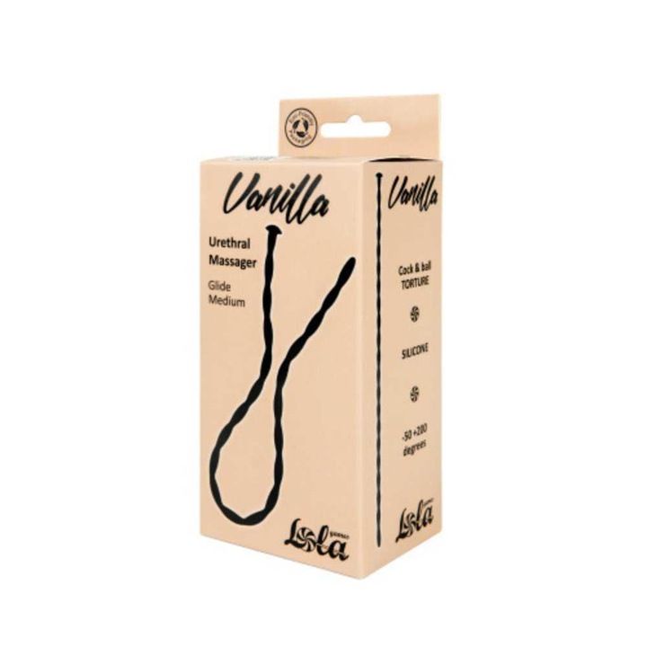 Stimulátor Vanilla, 30cm, 0,5cm átmérő, orvosi szilikon, karton csomagolás