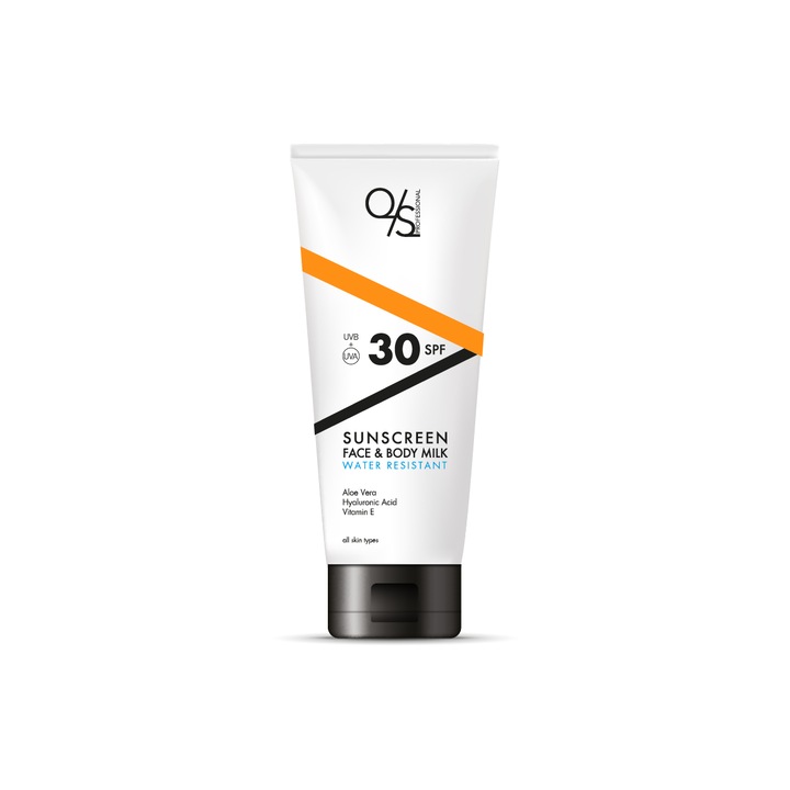 Crema de protectie solara pentru fata si corp QS PROFESIONAL SPF30, hidratare, 200ml