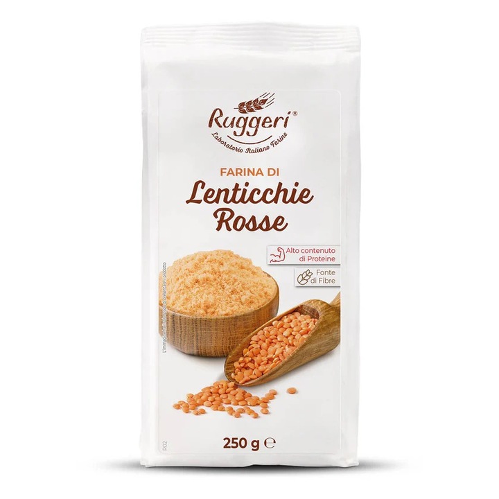 Faina de linte rosie Ruggeri 250g