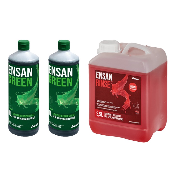 Set de preparate pentru toalete chimice Green & Rinse Enders