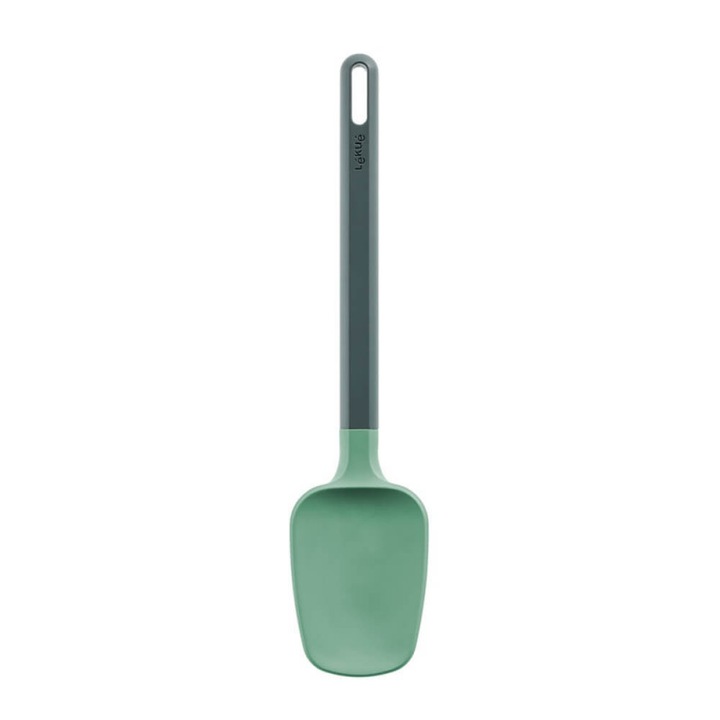 Spatula Lekue 1010184, 29 cm, 4/220 °C, Cap flexibil, Silicon/plastic, Verde