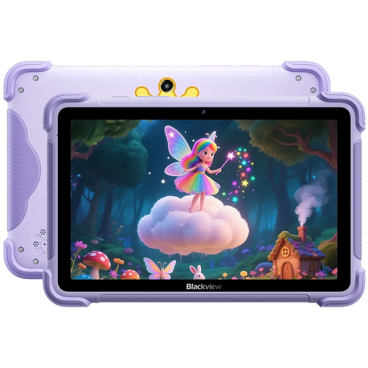 Таблет Blackview LINK 1 Kids, Dreamy Purple с процесор 4x Cortex-A53 (2.0 GHz), 4 GB, 64 GB, Android 16, Лилав