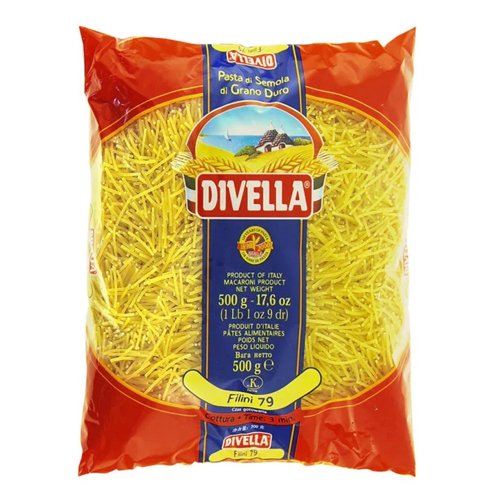 Паста Divella Фидета 500g