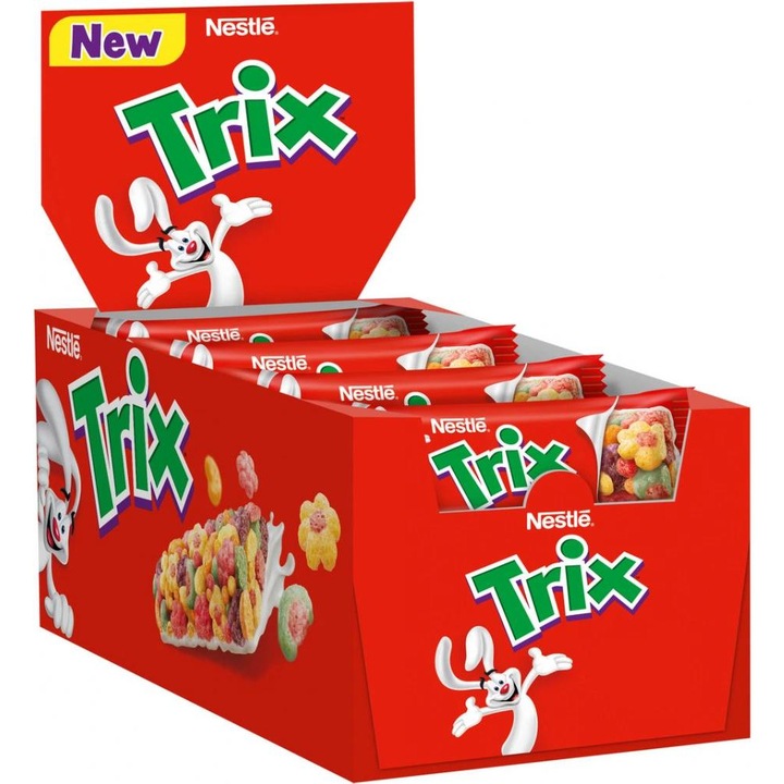 Цветен зърнен бар, 16 x 17 г, Trix Nestle