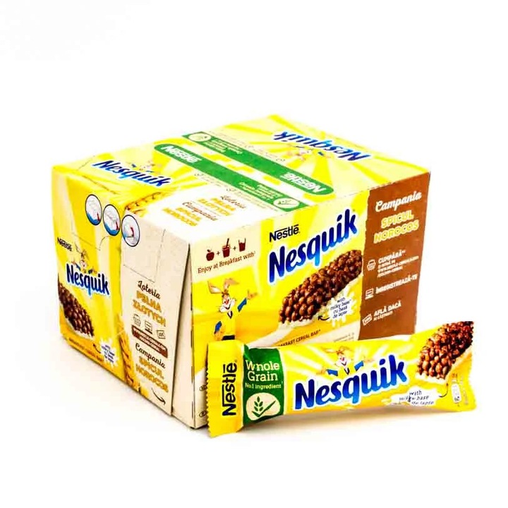 Макси зърнен бар с шоколад 16 x 25 г, Nesquik
