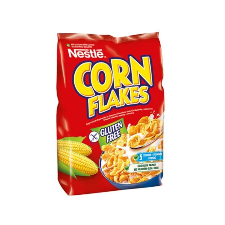 Зърнени храни, Nestle, Kornflejks, 500 г, царевица, хрупкави, пакет