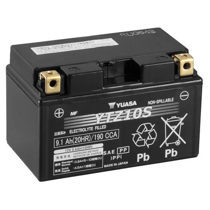 Acumulator Yuasa fără întreținere etanș - YTZ10S MBHR_1080870