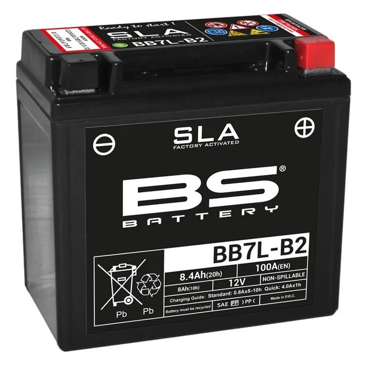 Acumulator BS BATTERY BB7L-B2 12V 8AH 135x75x133mm