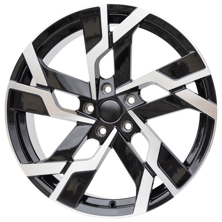 Set (4 bucati) jante 5696 19x8 5x112 ET41 - MB - lustruit + negru