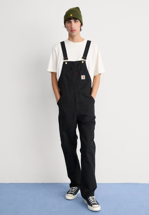 Pantaloni cu bretele Carhartt bib Dearborn overall, negru, marimea W31/L32