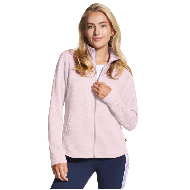 Hanorac pentru femei, Skechers The Hoodless Hoodie GoWalk Shine Jacket 862132, Violet