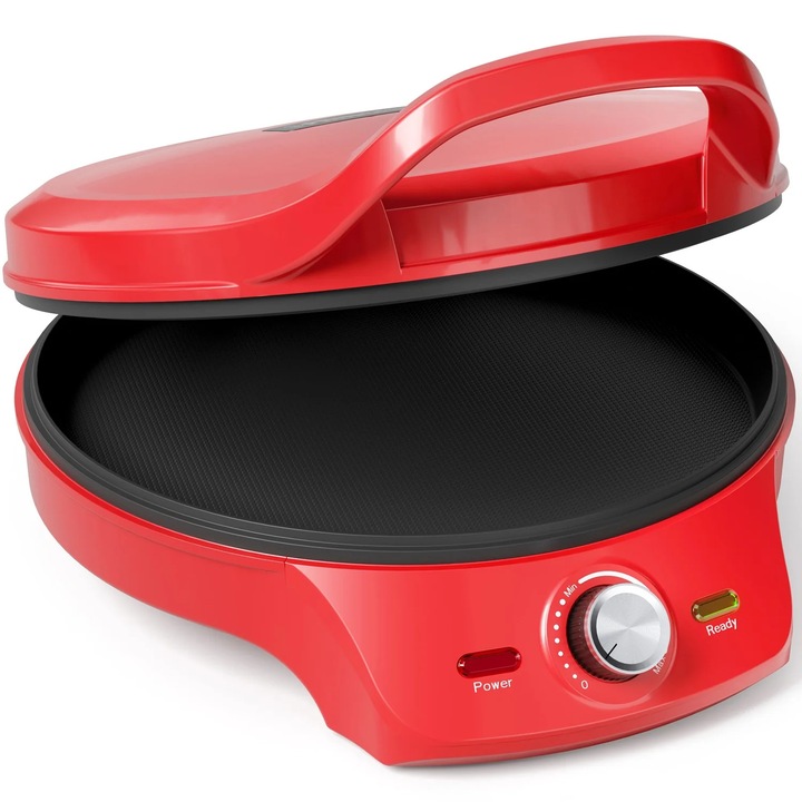 Cuptor pentru pizza Princess, 32 cm, putere 2000W, termostat reglabil, deschidere 180, antiaderent