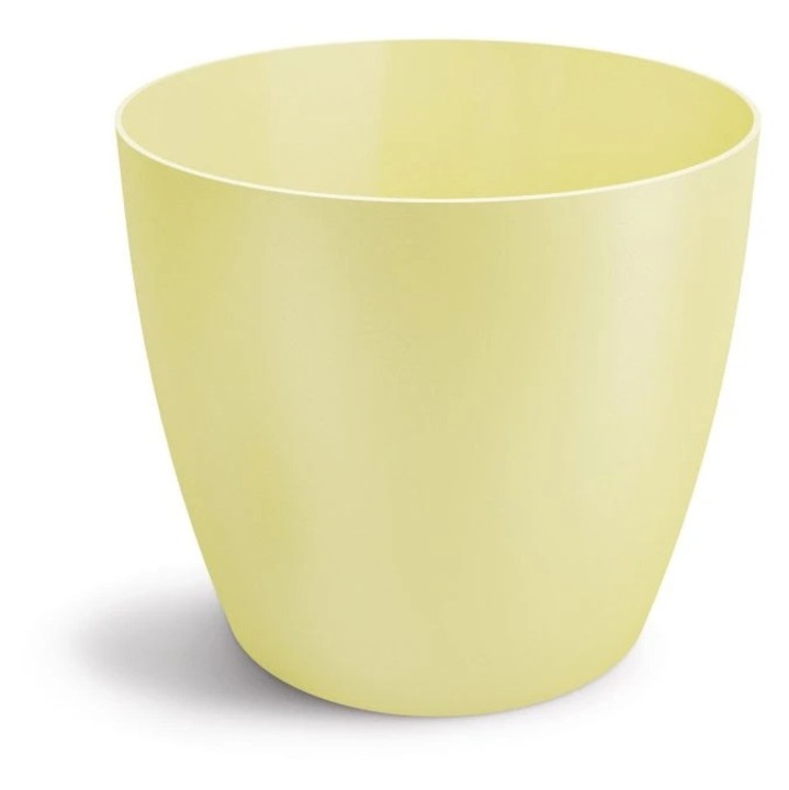 Ghiveci Donplast Aga DA 16 MAT, Ø16xH14.5 cm, Galben Mat