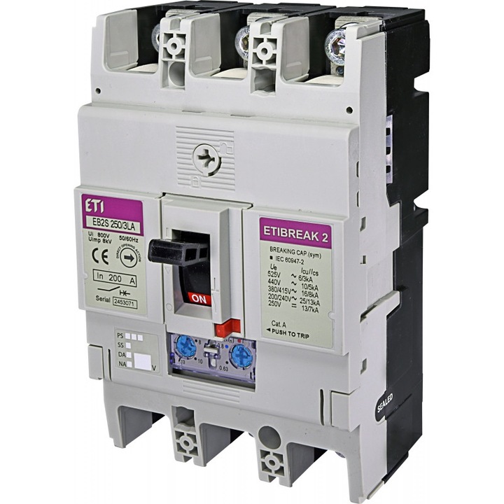Intrerupator de circuit in car eb2s 250/3la 200a 3p 004671887