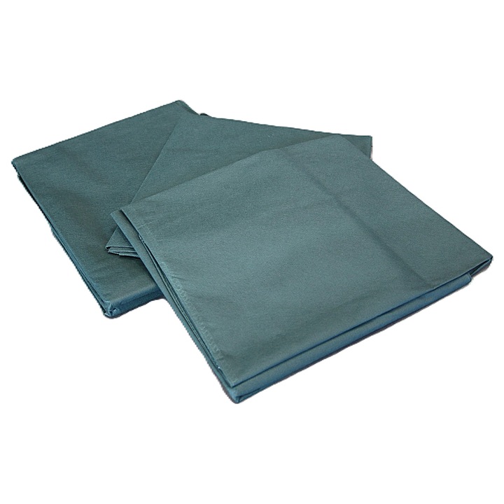 Set lenjerii de pat de unica folosinta, PGT, 40 gsm, verde