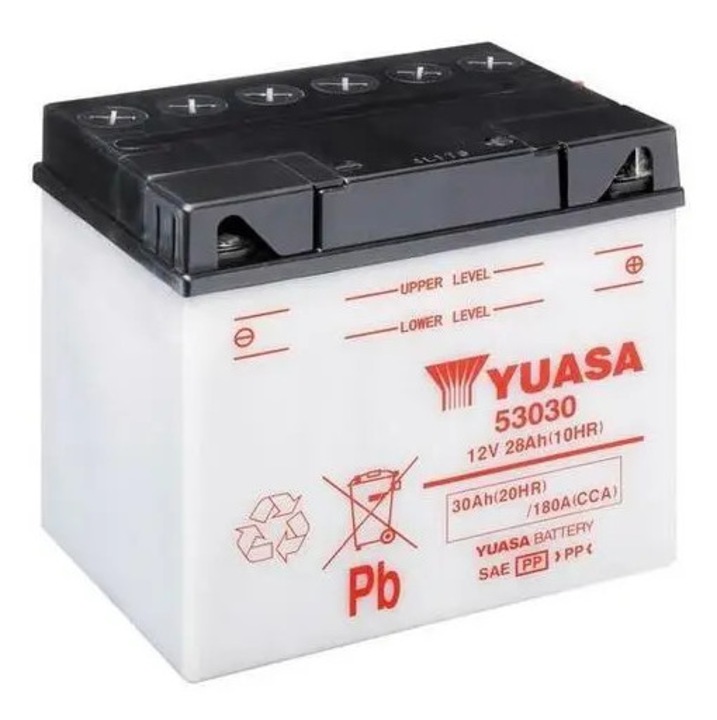 Yuasa hagyományos akkumulátor savcsomag nélkül - 53030 MBHR