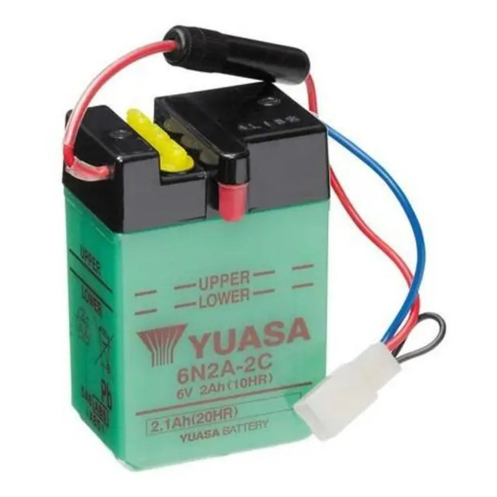 Baterie conventionala YUASA, 6N2A-2C, fara set de acid