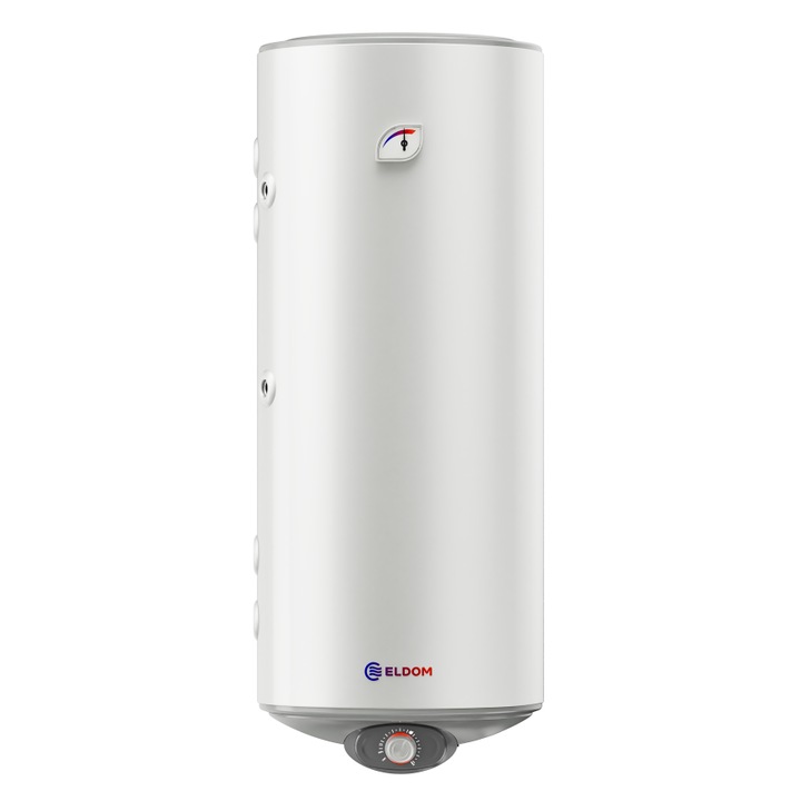 Вертикален бойлер ЕЛДОМ WVF12046IS21L с 2 серпентини, 120л. две паралелни леви серпентини, неръждаем водосъдържател, 3 kW