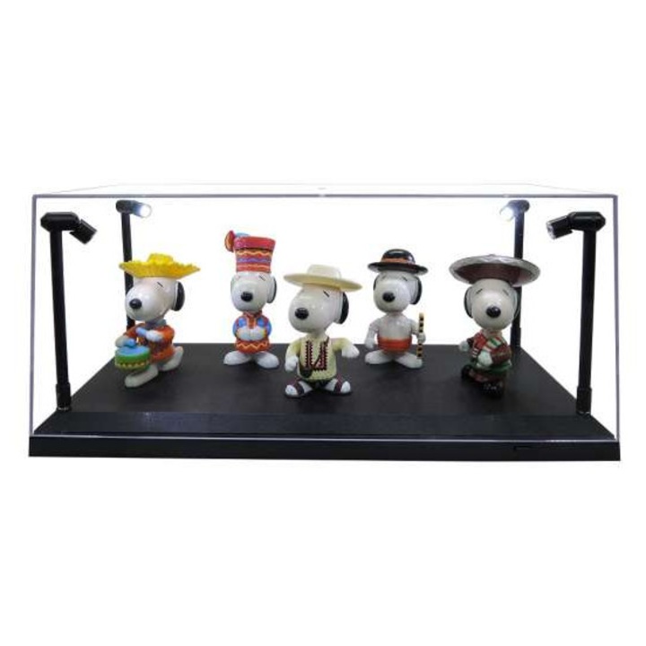 1:18-as Triple9 LED-es plexiüveg vitrin