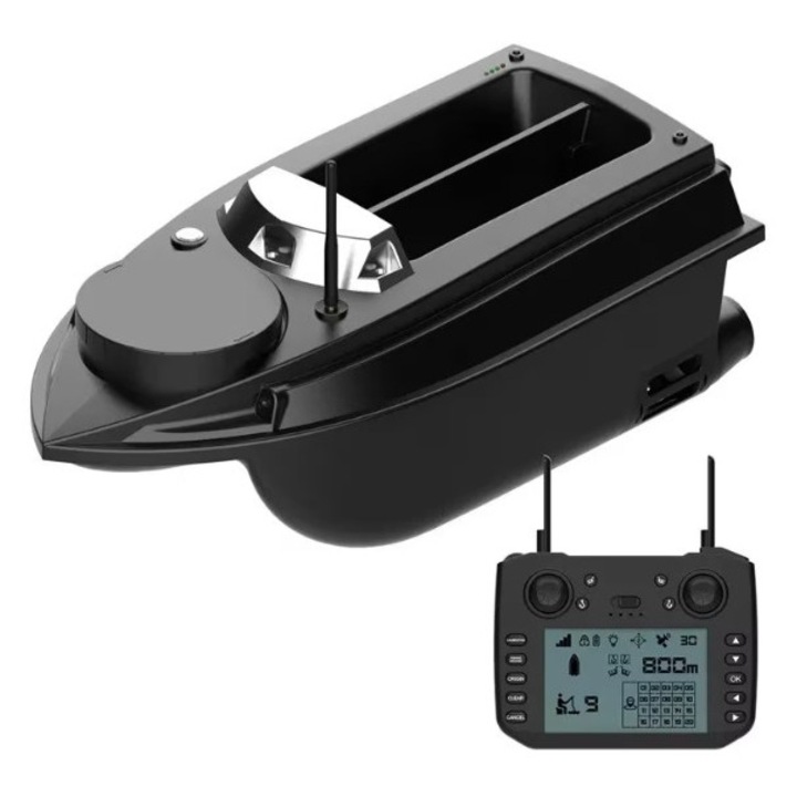 Лодка за захранка Flytec V030 с GPS, 20000 mAh Батерия, 800 м Обхват, 180 GPS точки, 9 зони