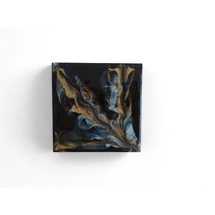 Pictură din rășină epoxidică, Pictată manual, Abstractă