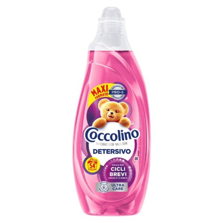 Coccolino Ultra Care folyékony mosószer, 2,160 l, univerzális, színes ruhákhoz, 54 mosás, intenzív virágillat