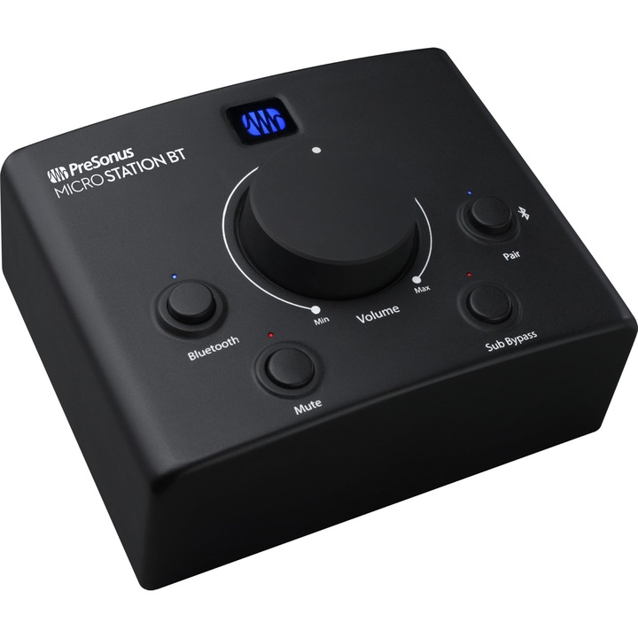 Controler monitor PreSonus MicroStation BT, Bluetooth, subwoofer, 6, 5x5, 31x3, 54cm
