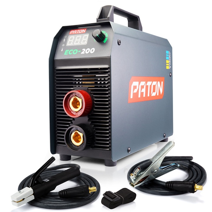 PATON ECO-200 hegesztőgép, 200A, kompakt, könnyű, 270x110x200mm, 3.95kg
