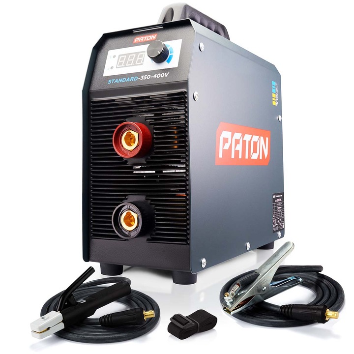 PATON Standard 350 hegesztőgép, 350A, 400V, MMA, 390x145x335mm, 9.8kg
