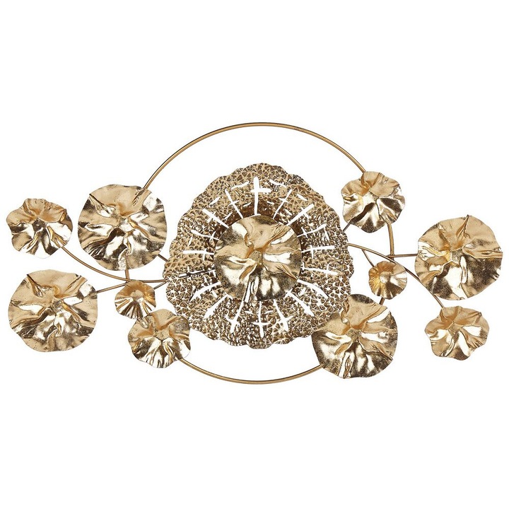 Decoratiune de perete Chromium Metal Rosu 50 cm