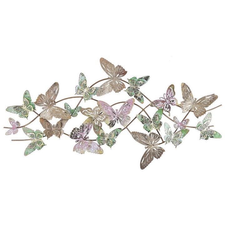 Decoratiune de perete Gallium Metal Multicolor 53 cm