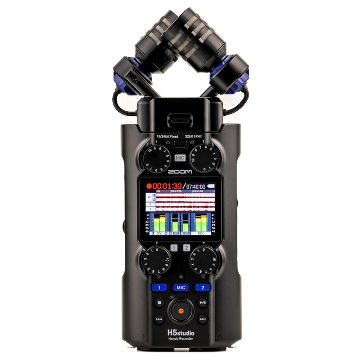 Аудио рекордер Zoom H5studio, 6 писти, черен, 192 kHz 32 бита float