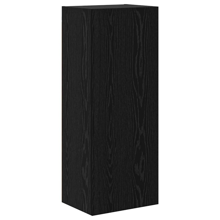Dulap TV de perete Pe perete Stejar Negru 40 vidaXL, 5 x 30 x 102 cm