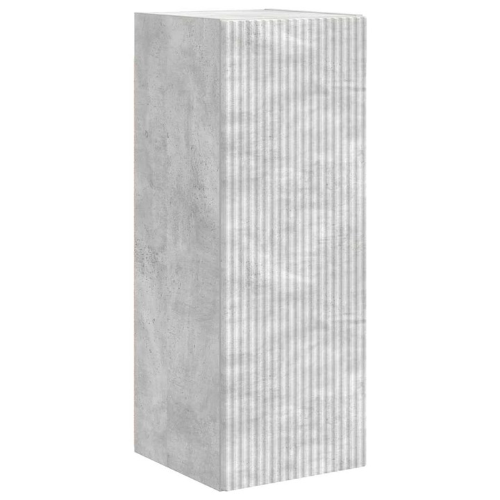 vidaXL Dulap TV de perete Beton 30 x 31 x 80 cm Lemn compozit