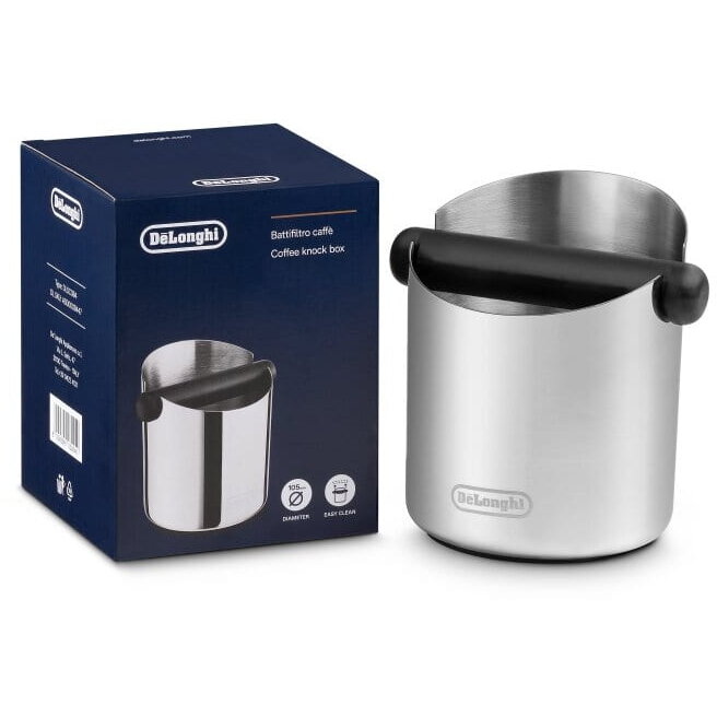 LUQUE ファーストコンサセット Knock box pentru zatul de cafea De'Longhi DLSC084, 250 ml, Inox