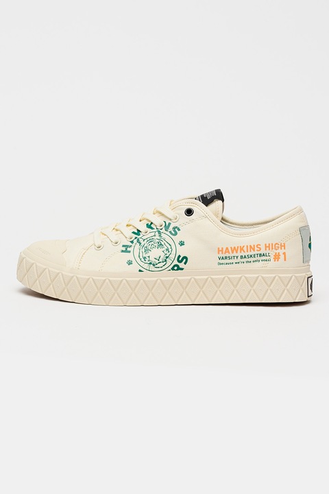 Palladium, Palla Ace Tigers pamutcipő, Antik fehér