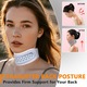 Guler cervical, ajustabil, spuma moale, pentru suportul gatului, Lunniquee®, Gri