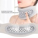 Guler cervical, ajustabil, spuma moale, pentru suportul gatului, Lunniquee®, Gri