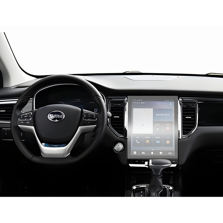 Folie Protectie Navigatie SWM G05 Pro 2021+, Duragon, protectie Display Navigatie, silicon Transparent, Anti-zgarieturi, Anti-amprenta, Regenerabila, Flexibila, Anti-Shock, kit instalare