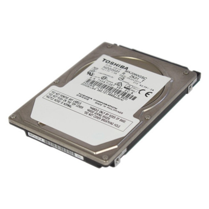 Твърд диск Auto Toshiba MK2060GSC 200GB 2.5" 4200RPM, HDD за автомобилни навигационни системи