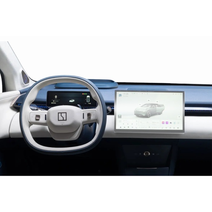 Folie Protectie Navigatie Zeekr X 2024+, Duragon, protectie Display Navigatie, silicon Mat, Anti-zgarieturi, Anti-amprenta, Anti-reflex, Regenerabila, Flexibila, Anti-Shock, kit instalare